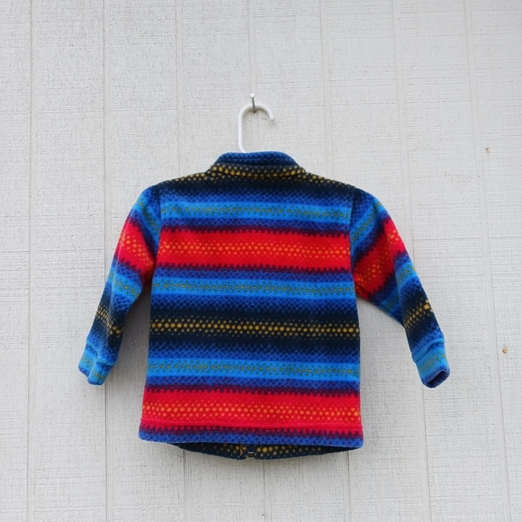 Columbia Toddler Castle Dale Printed Full Zip Fleece Jacket Sz 12-18 Months - Picture 3 of 5